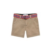 Resort 7J: Chino Short With Stripe Canvas Belt (3-8 Years)